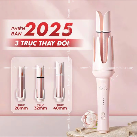 Máy Uốn Tóc Tự Xoay 360 độ XN-399 MinhHuang (3 Trục Thay Đổi)