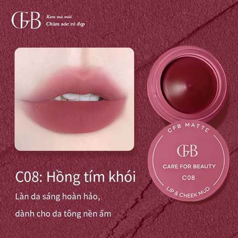 Son Hủ Bùn CFB Beauty Bền Màu Không Khô Môi 5g