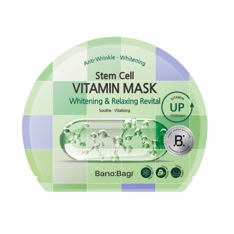 Mặt Nạ Phục Hồi , Làm Dịu Banobagi Stem Cell Vitamin Mask Whitening and Relaxing Revital 30g