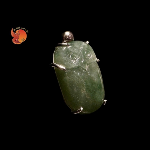 MINH DẠ LINH – MẶT DÂY CHUYỀN NGỌC PHỈ THÚY HÌNH CÚ