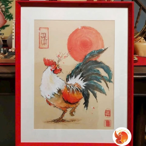 Tranh Giấy Dó - Đại Cát