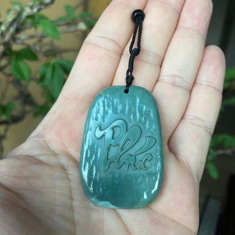 Mặt Dây Ngọc Bích Chữ Phúc - Lộc - Thọ