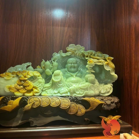 Tượng Di Lặc Hoan Hỷ Ngọc Tụ Nham