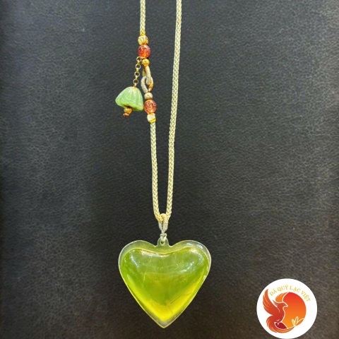 Mặt Dây Trái Tim Ngọc Tụ Nham