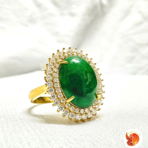 Nhẫn Ngọc Phỉ Thúy Xanh