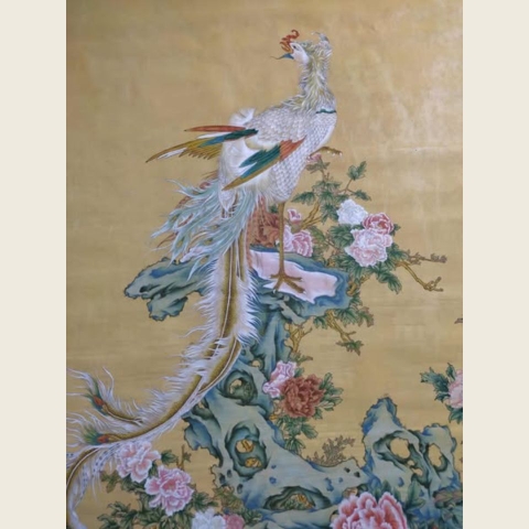 Tranh vẽ từ Ngọc Thạch - Hữu Phượng Lai Nghi