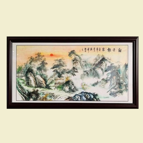 Tranh Núi Sơn Thủy Hữu Tình