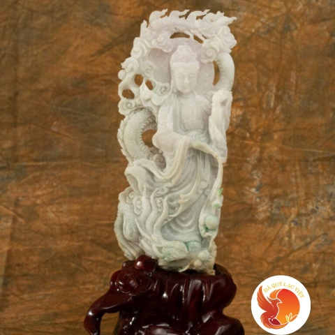 Tượng Đá Phật Bà Quan Âm Ngọc Phỉ Thúy