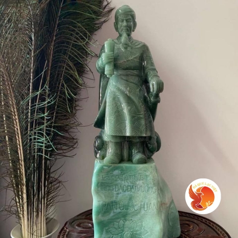 Tượng Đá Quý Đức Thánh Trần Hưng Đạo Ngọc Aven