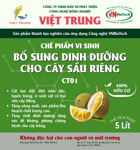 Bổ sung dinh dưỡng cho cây Sầu Riêng