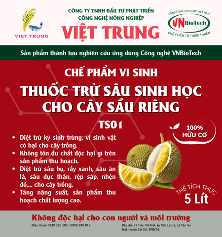 Thuốc trừ sâu sinh học cho cây Sầu riêng