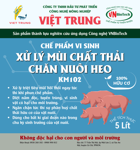 XỬ LÝ MÙI CHẤT THẢI CHĂN NUÔI HEO