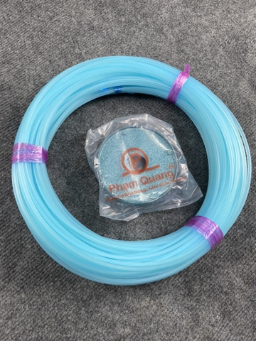 Combo 1kg cước vuông xanh 3.5 - 4mm kèm bát cước Phạm Quang ( bát cước có con lăn đúc nguyên khối nhẵn mịn chống đứt cước)