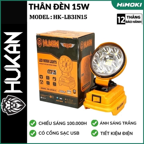 Thân đèn 12led15W HK-LB3IN15