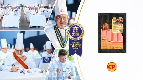 XÚC XÍCH CP BUTCHER PHÔ MAI ĐẠT GIẢI THƯỞNG SUPERIOR TASTE AWARD 2026