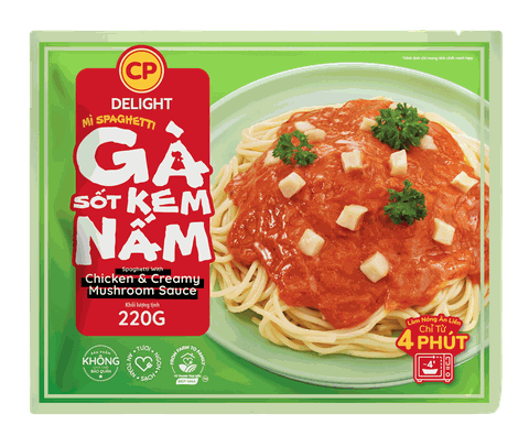CP Delight Mì Spaghetti Gà Sốt Kem Nấm