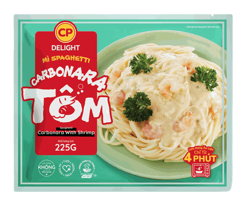 CP Delight Mì Spaghetti Carbonara Tôm