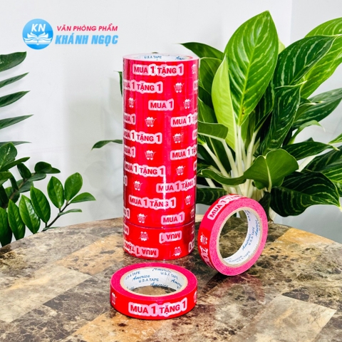 Băng keo Mua 1 Tặng 1 (2.4cm x 72mét)
