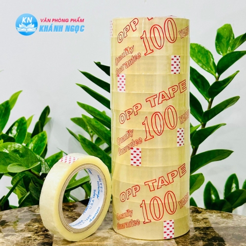 Băng keo trong 2,4Fx100y Khánh Ngọc