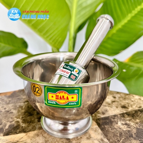 Chày cối inox số 2
