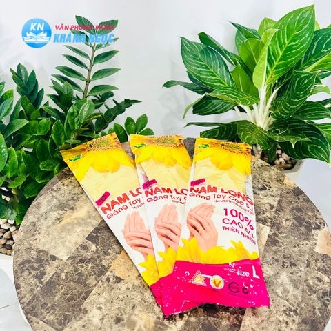 Găng tay cao su Nam Long (Hướng Dương) size L