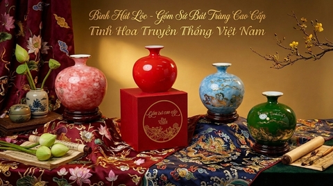 Những Điều Cần Biết Về Bình Hút Lộc Gốm Sứ Bát Tràng