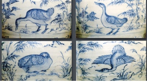 Khám phá ý nghĩa họa tiết Phi Minh Túc Thực trong gốm sứ Bát Tràng