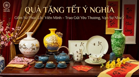 Gốm Sứ Bát Tràng Các Mẫu Quà Tặng Tết 2026