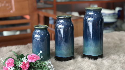 Bí mật men hoả biến - Nghệ thuật chuyển màu đầy mê hoặc trong làng nghề gốm sứ Bát Tràng