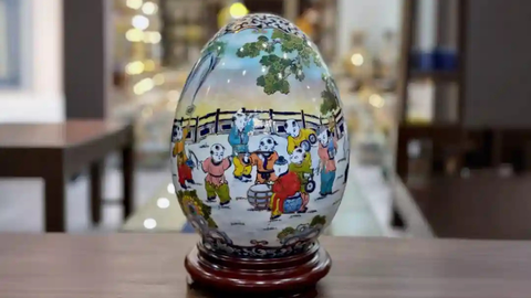 Tìm hiểu ý nghĩa trứng tài lộc phong thủy Gốm sứ Bát Tràng