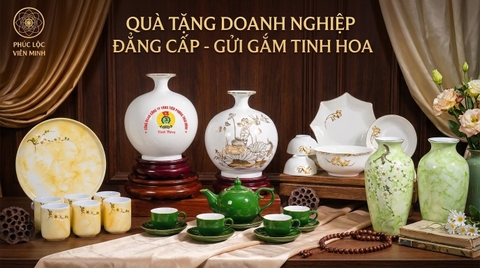 Tổng hợp các mẫu Quà tặng Gốm Sứ In Logo Doanh Nghiệp Tết 2026