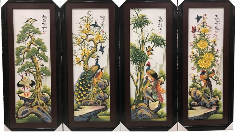 Tranh sứ Bát Tràng: Sự giao thoa giữa gốm sứ và nghệ thuật