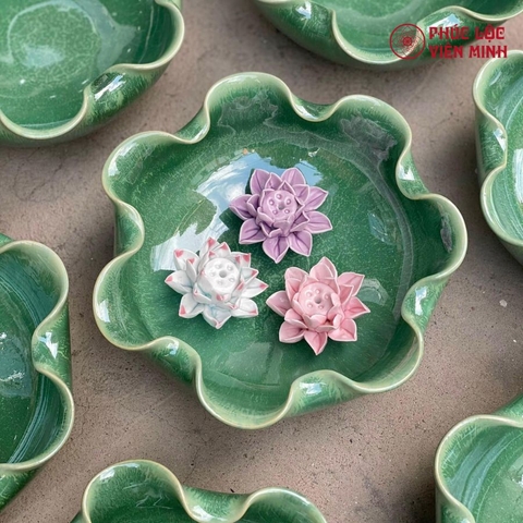 Bát Thả Hoa Gốm Sứ Cao Cấp Bát Tràng - Phúc Lộc Viên Minh - VM282