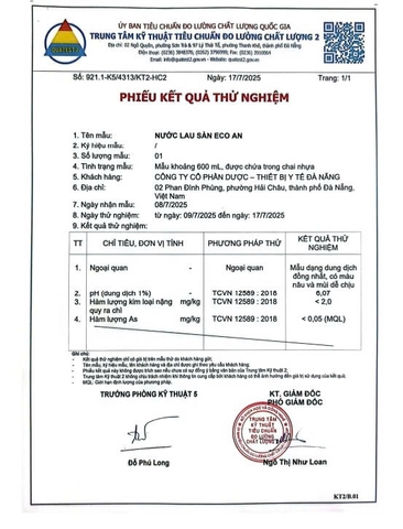 Nước Lau Sàn Thiên Nhiên ECO AN 1000ml