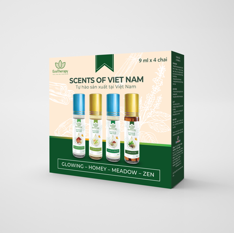 COMBO 4 TINH DẦU BI LĂN SCENTS OF VIETNAM