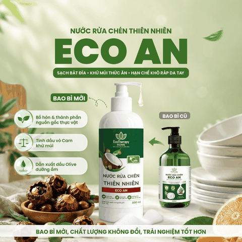 Nước Rửa Chén Chiết Xuất Thiên Nhiên Eco An