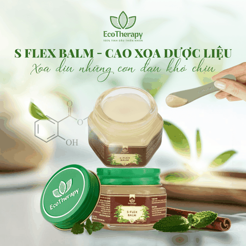 S-FLEX BALM -  CAO XOA DƯỢC LIỆU – XOA DỊU NHỮNG CƠN ĐAU KHÓ CHỊU