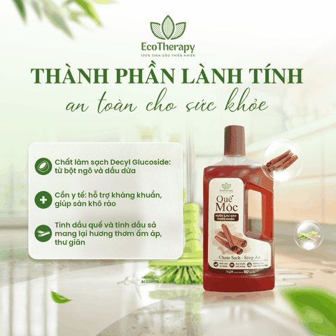 Nước Lau Sàn Thiên Nhiên Quế Mộc 1000ml