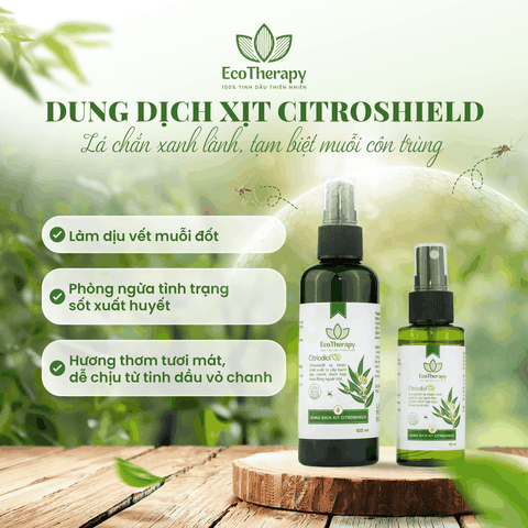 Dung dịch xịt Citroshield 50ml – Xịt Hỗ Trợ Xua Muỗi