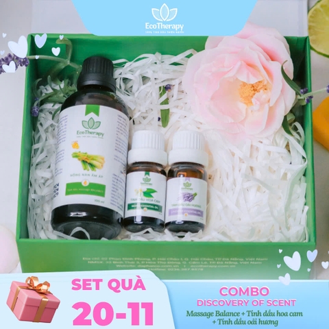 COMBO DISCOVERY OF SCENT_QUÀ TẶNG TINH DẦU THIÊN NHIÊN