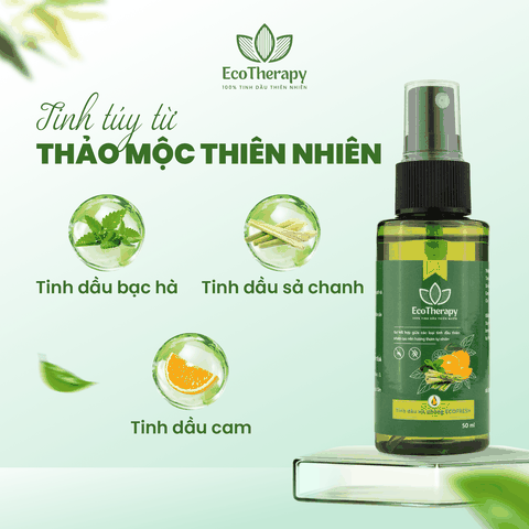 Tinh dầu xịt phòng EcoFresh Chai 50ml