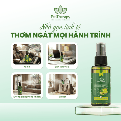 Tinh dầu xịt phòng EcoFresh Chai 50ml