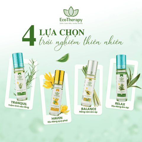 COMBO 4 TINH DẦU BI LĂN THIÊN NHIÊN