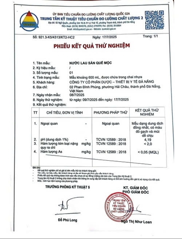 Nước Lau Sàn Thiên Nhiên Quế Mộc 1000ml