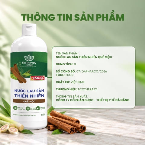 Nước Lau Sàn Thiên Nhiên Quế Mộc 1000ml