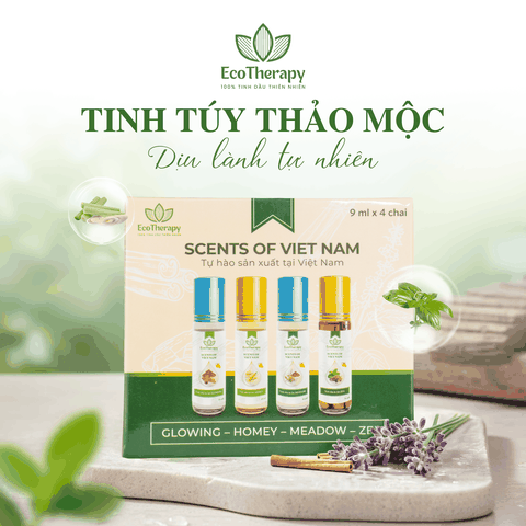 COMBO 4 TINH DẦU BI LĂN SCENTS OF VIETNAM