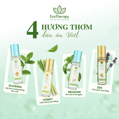 COMBO 4 TINH DẦU BI LĂN SCENTS OF VIETNAM