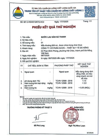 Nước Lau Sàn Thiên Nhiên Sả Thanh 1000ml