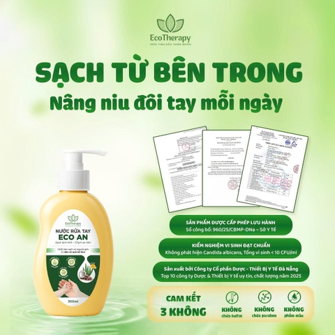 Nước Rửa Tay Chiết Xuất Thiên Nhiên Eco An 300ml