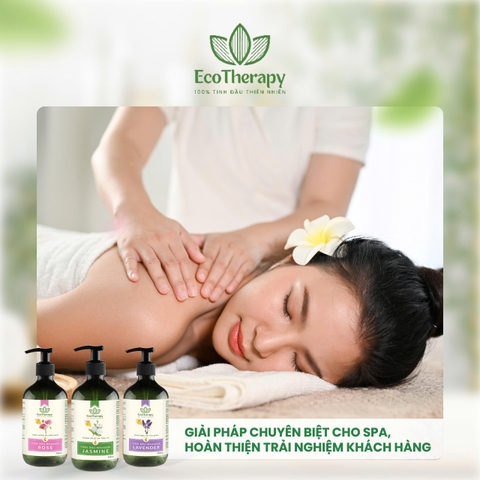 Tinh Dầu Massage Rose Hương Thơm Từ Tinh Dầu Hoa Hồng - Dưỡng Ẩm, Thư Giãn, Dầu Nền Cho Spa EcoTherapy